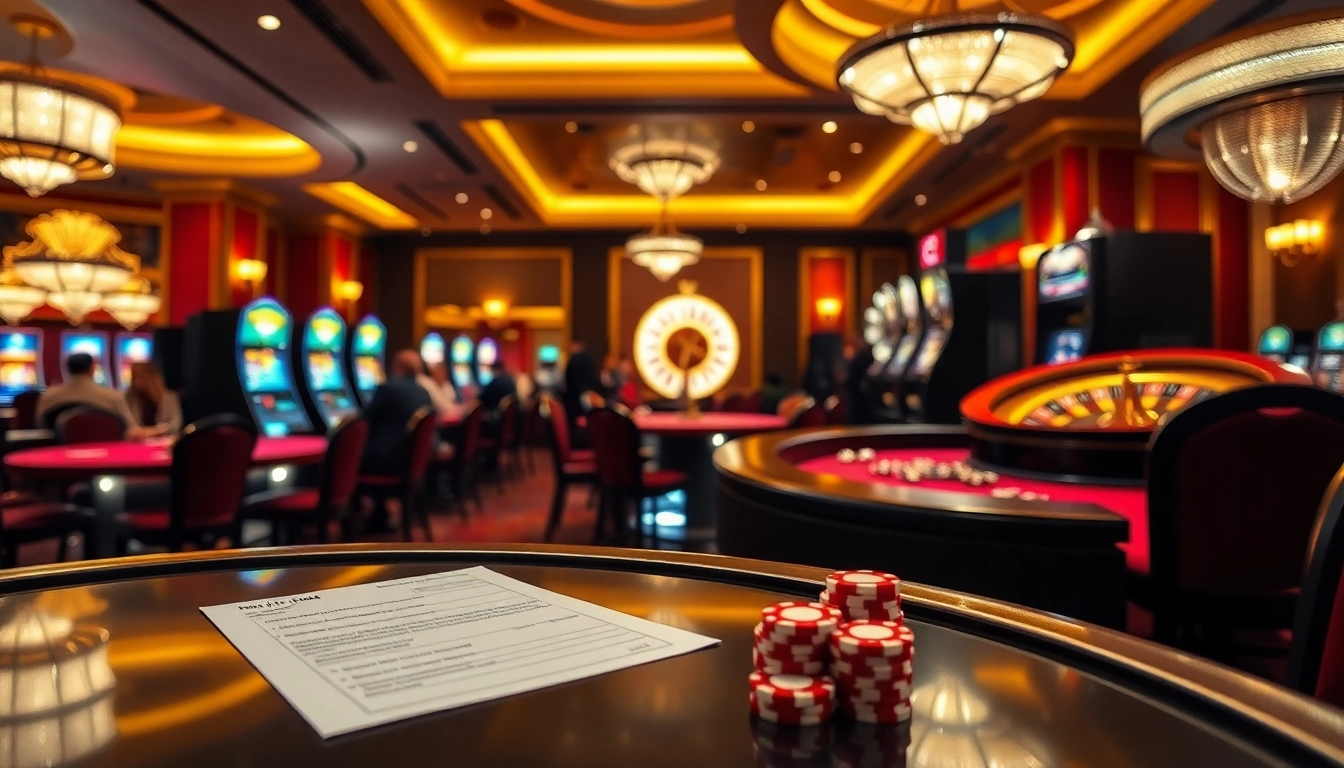 Engage with the excitement of nhận định kèo nhà cái at a vibrant casino table, showcasing betting slips and poker chips.
