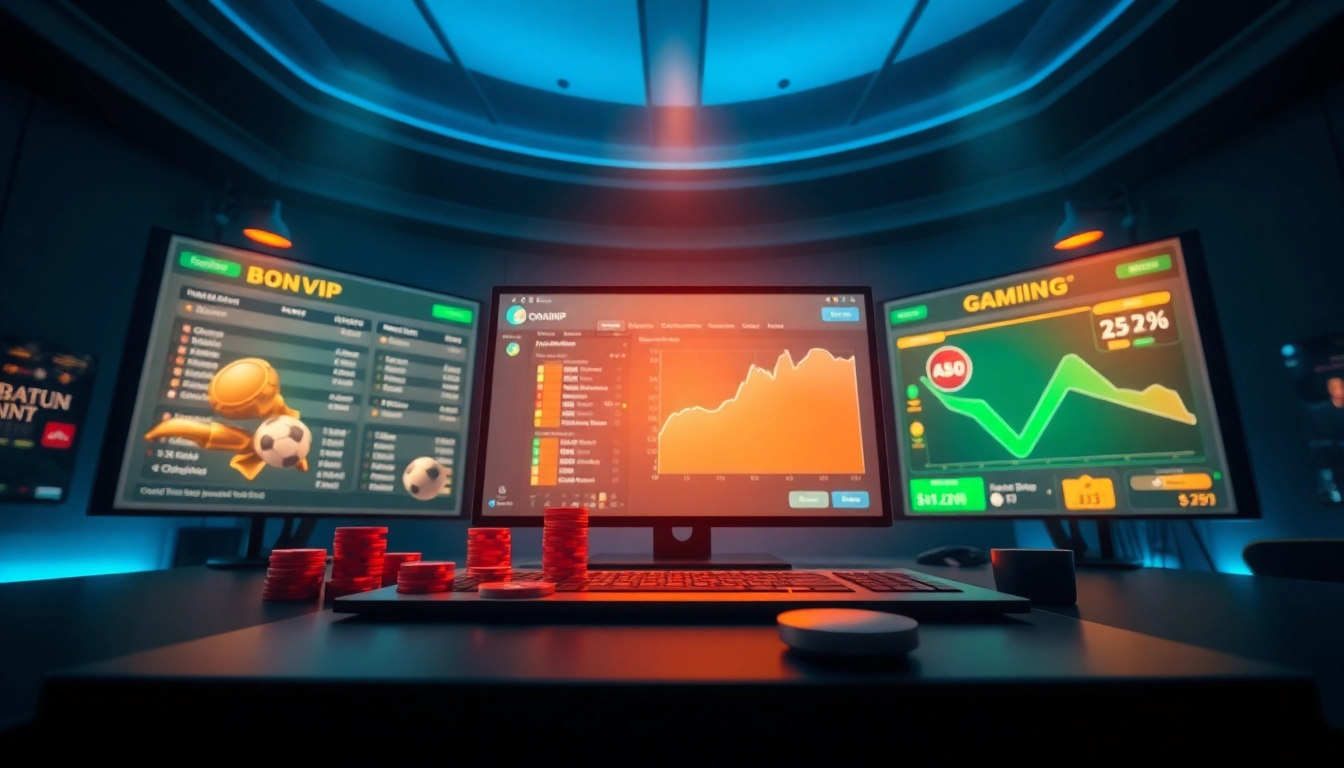 Bongvip online betting platform showcasing vibrant gaming interface and interactive elements.