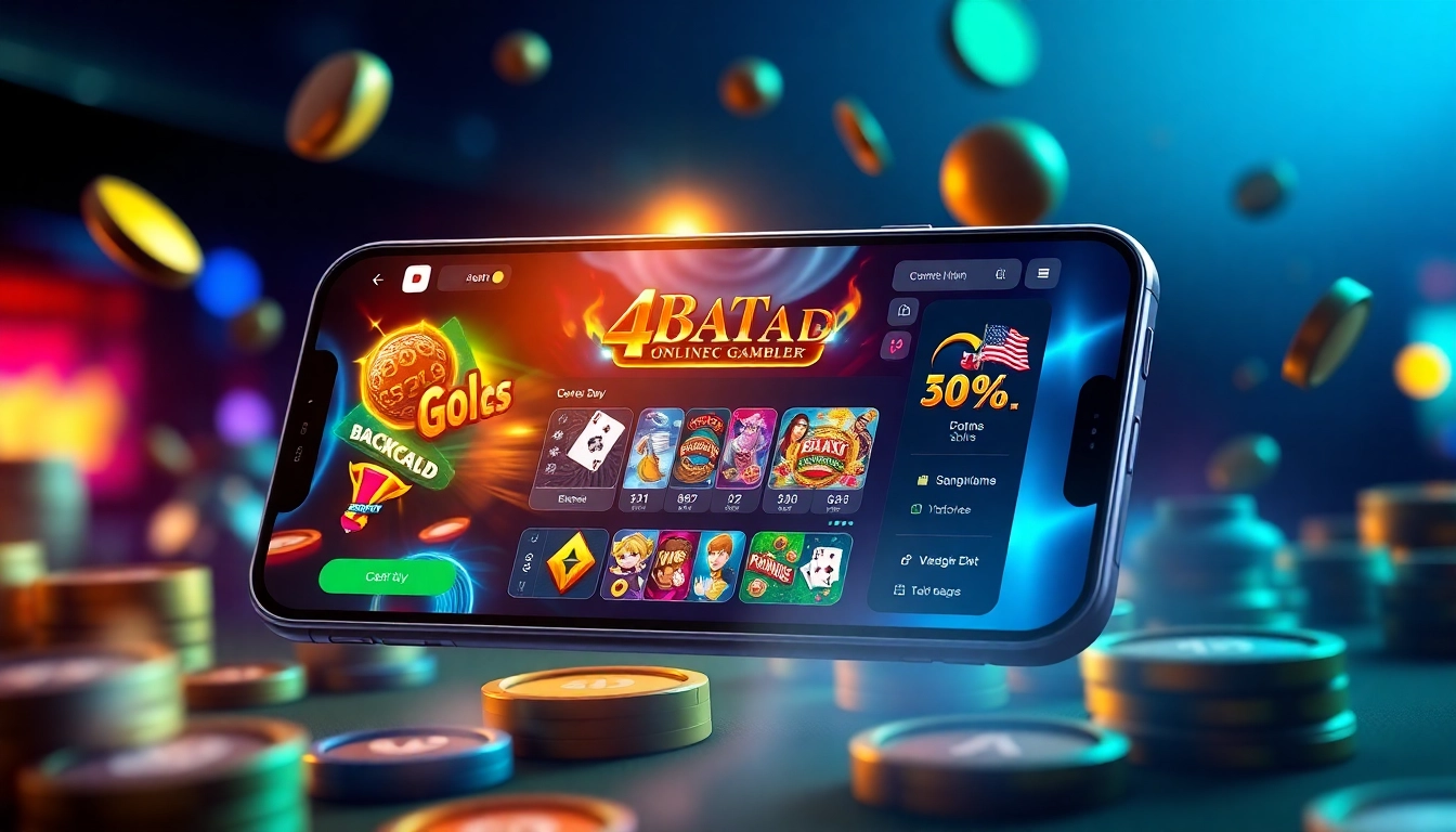 Dola789 online gambling platform interface showcasing exciting casino games on a smartphone