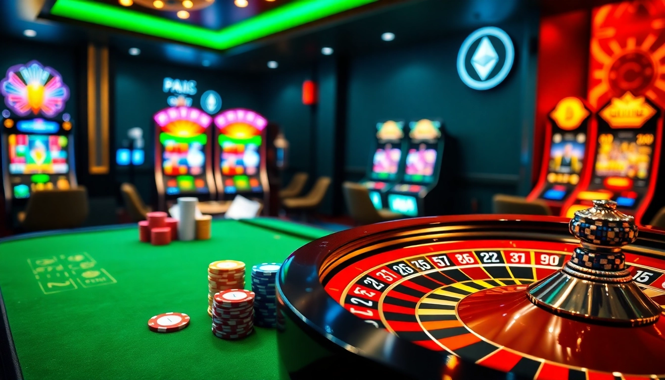 Experience the excitement of the best crypto casino with vibrant gaming visuals and rich colors.