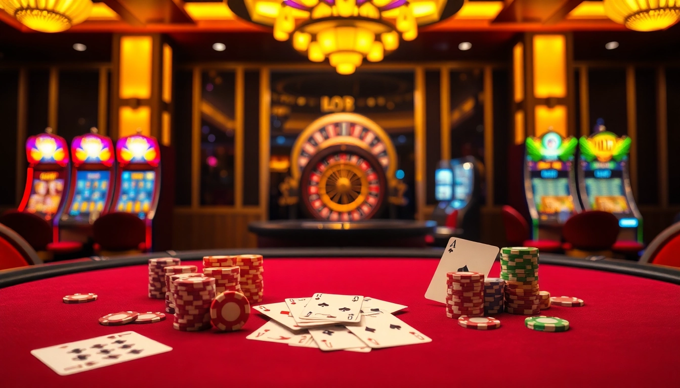 Experience excitement at the poker table and slot machines at https://dn88.bio/ with vibrant casino visuals.