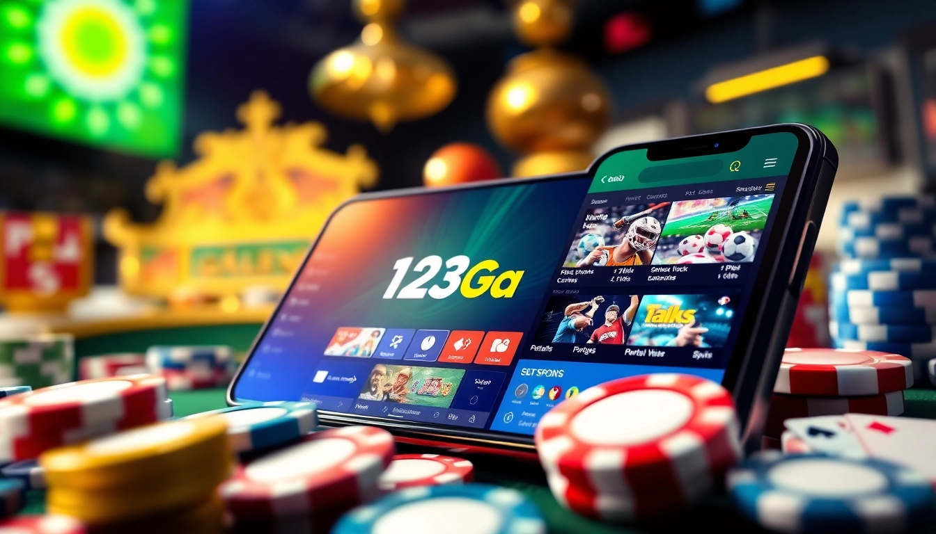 Experience the excitement of 123Ga online betting with vibrant casino games and sports betting.