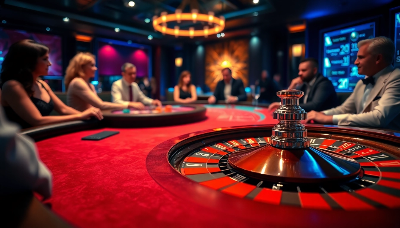 Jouer à des jeux au casino en ligne dans une ambiance de luxe et d'excitation